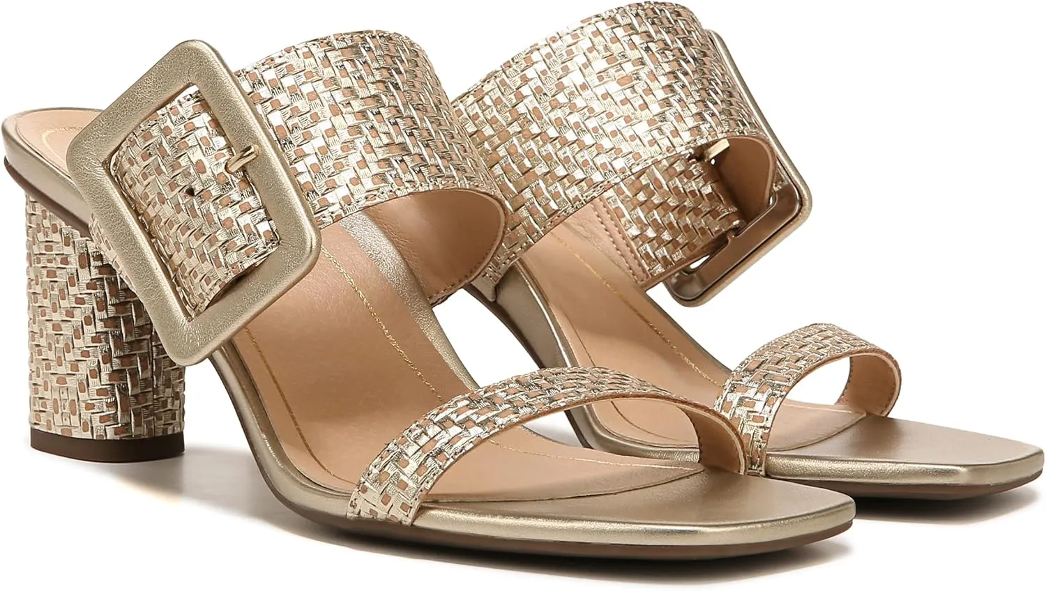 Vionic Women's Garnet Brookell Round Heel Mule - Supportive Adjustable Strap Sandals That Includes an Orthotic Insole and Cushioned Outsole for Arch Support, Medium Fit, Sizes 5-11