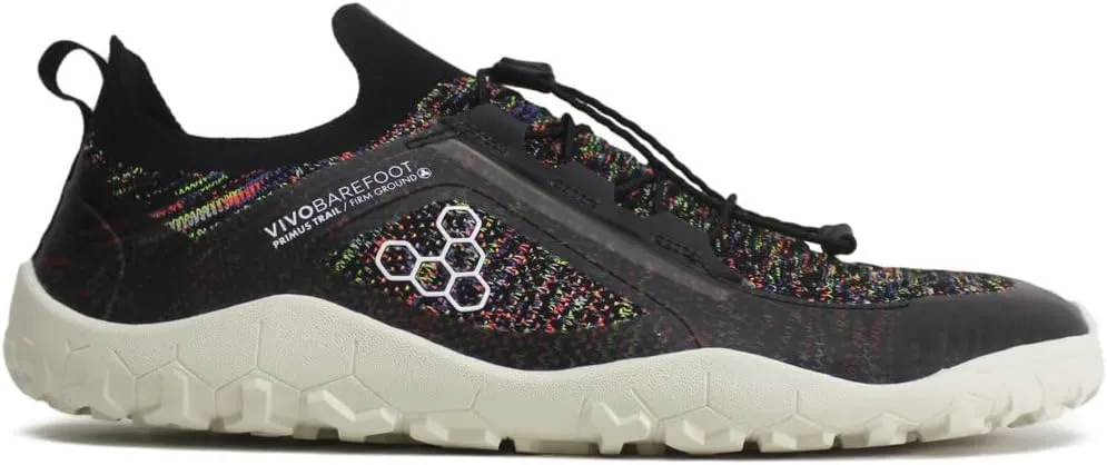 Vivobarefoot Primus Trail Knit FG, Womens Breathable Off-Road Shoe with Barefoot Firm Ground Sole