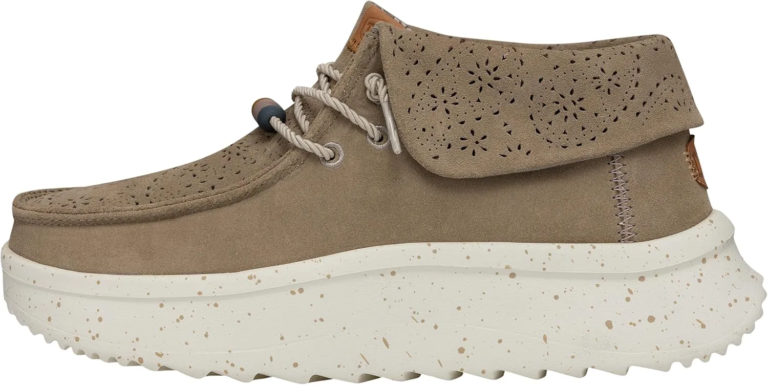 Wendy Peak Fold Boot Suede - Brown