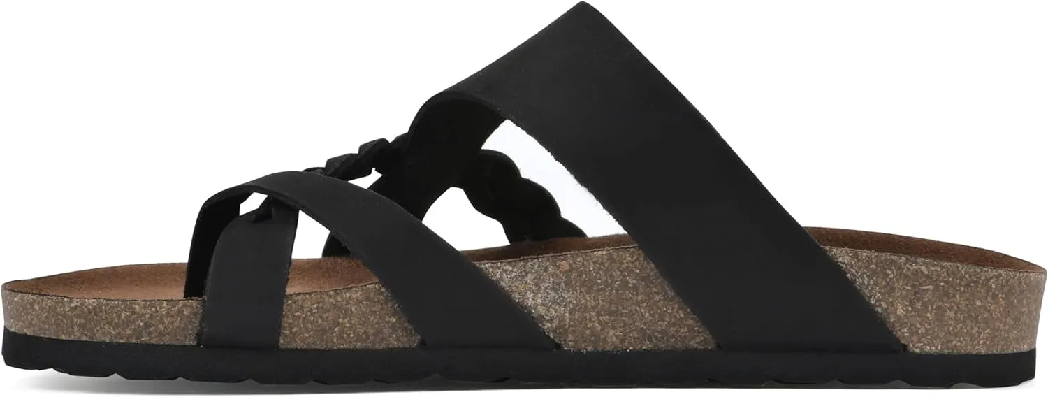 WHITE MOUNTAIN Handpick Flat Sandal