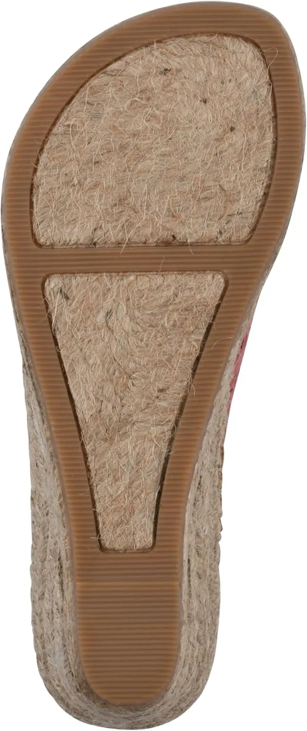 WHITE MOUNTAIN Women's Beaux Espadrille Wedge Sandal