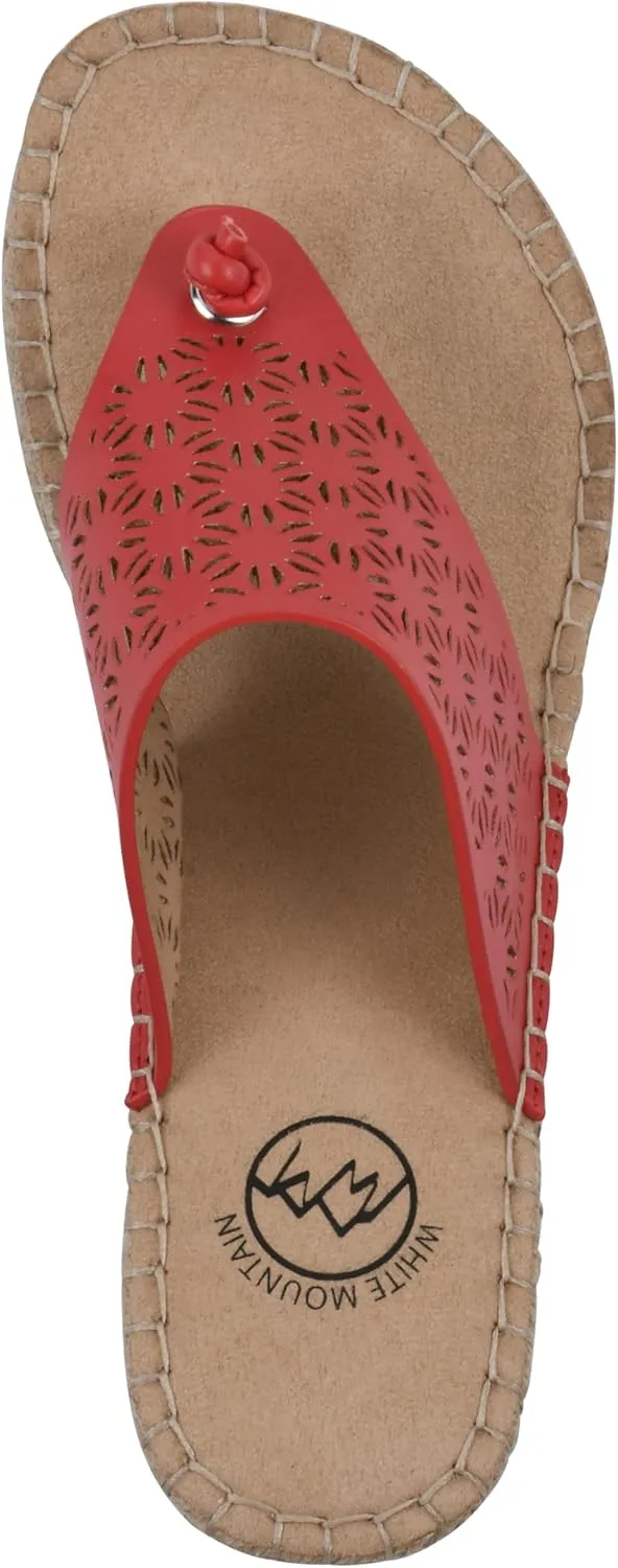 WHITE MOUNTAIN Women's Beaux Espadrille Wedge Sandal