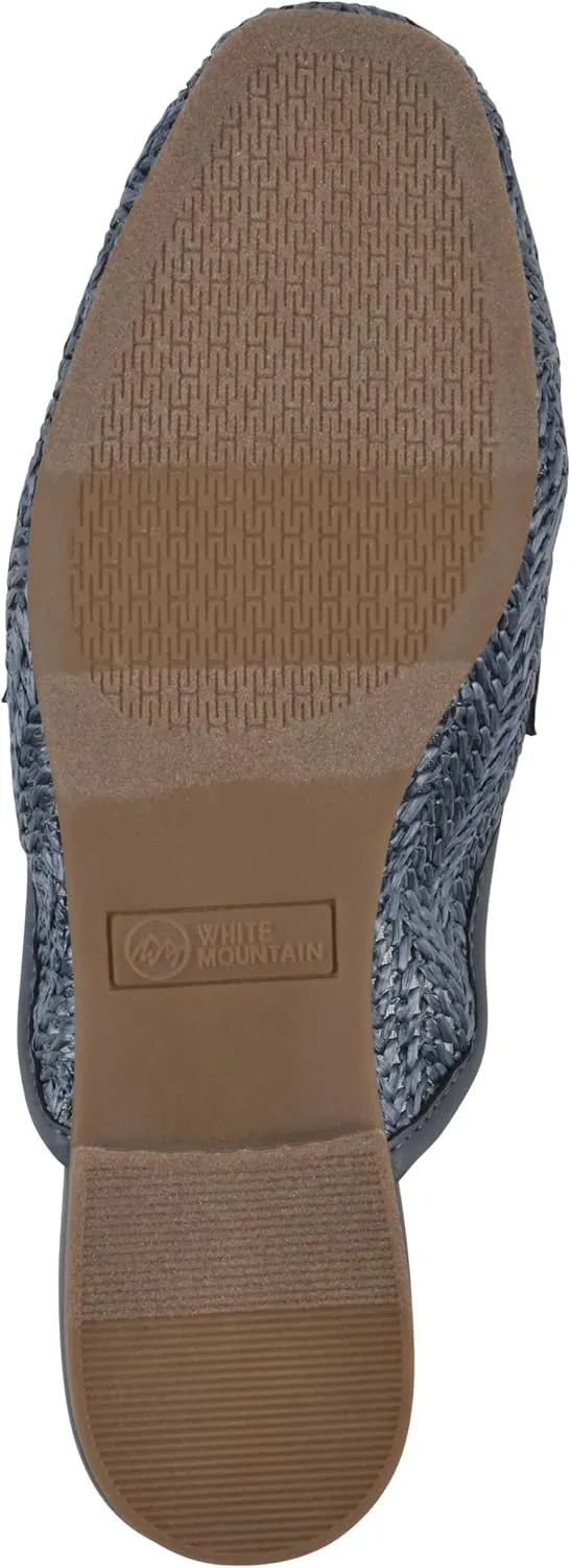 WHITE MOUNTAIN Women's Bobbin Open-Back Slip-On Loafer