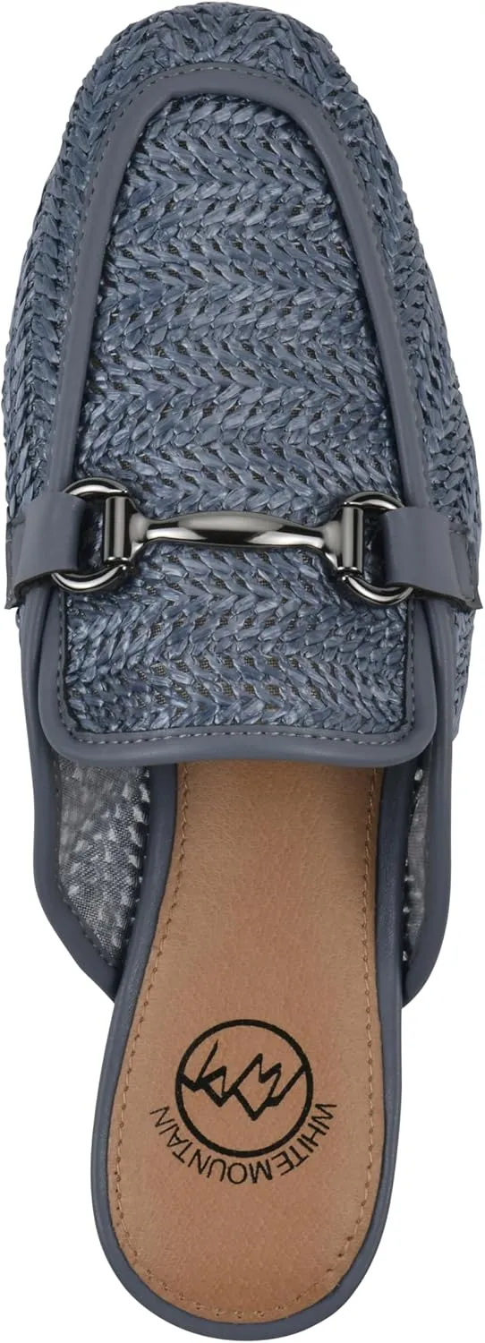 WHITE MOUNTAIN Women's Bobbin Open-Back Slip-On Loafer