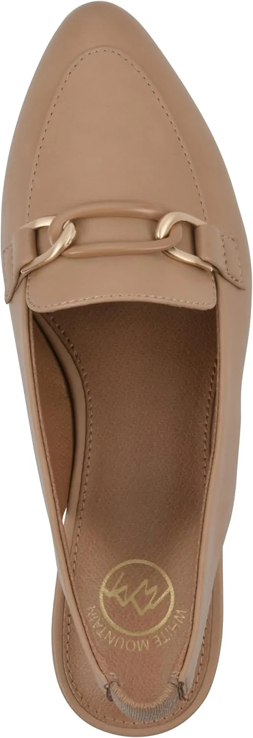 WHITE MOUNTAIN Women's Boreal Low Block Loafer Heel