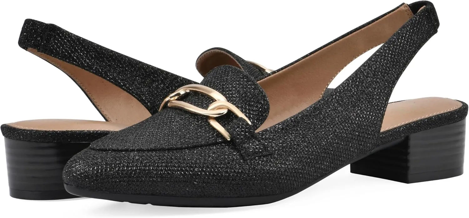 WHITE MOUNTAIN Women's Boreal Low Block Loafer Heel