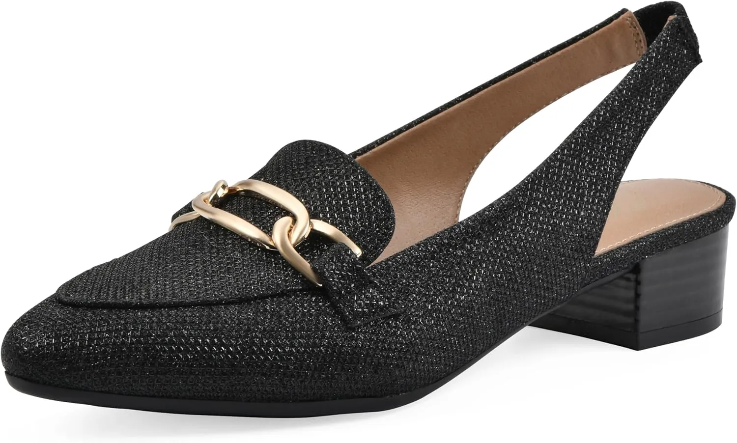 WHITE MOUNTAIN Women's Boreal Low Block Loafer Heel