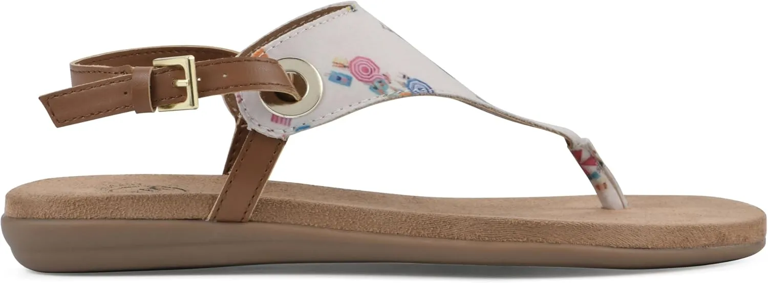 WHITE MOUNTAIN Women's London Flat Sandal