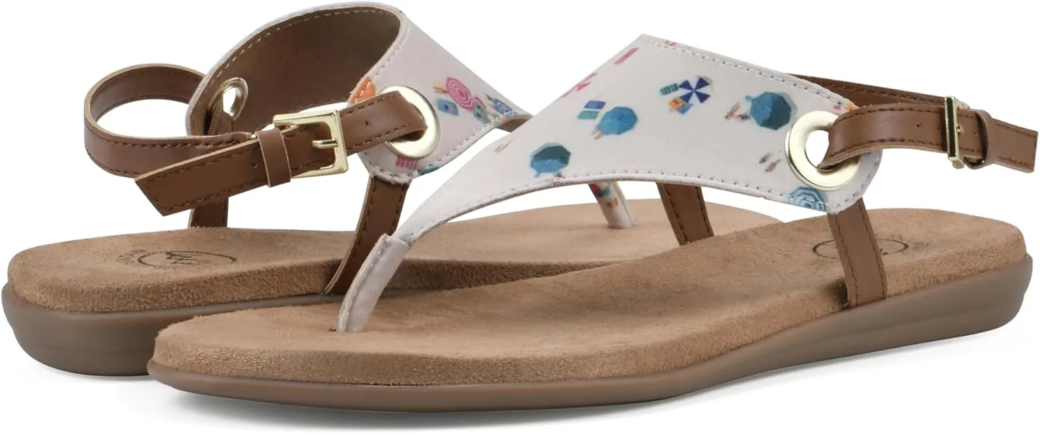 WHITE MOUNTAIN Women's London Flat Sandal