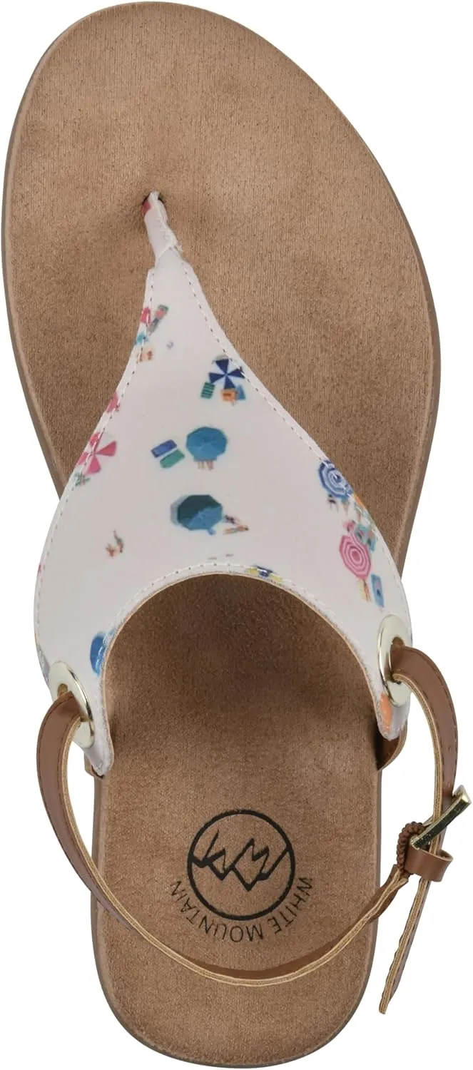 WHITE MOUNTAIN Women's London Flat Sandal