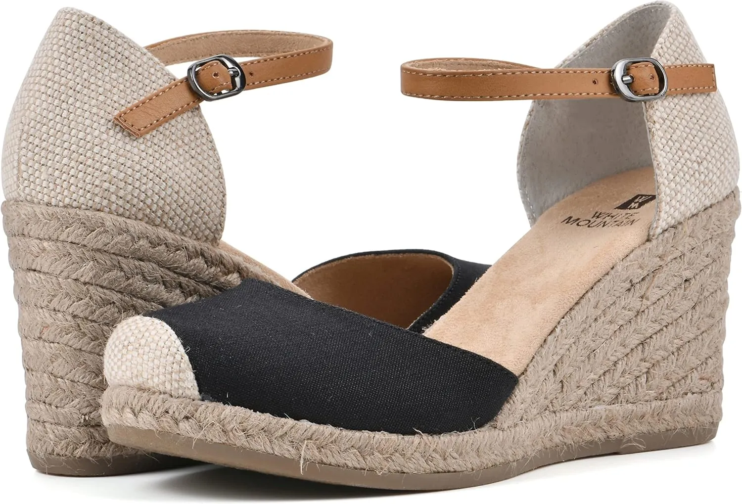 WHITE MOUNTAIN Women's Mamba Espadrille Wedge Sandal
