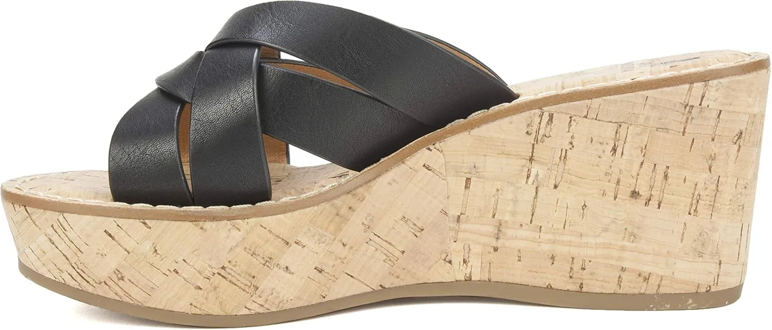 WHITE MOUNTAIN Women's Samwell Platform Wedge Sandal