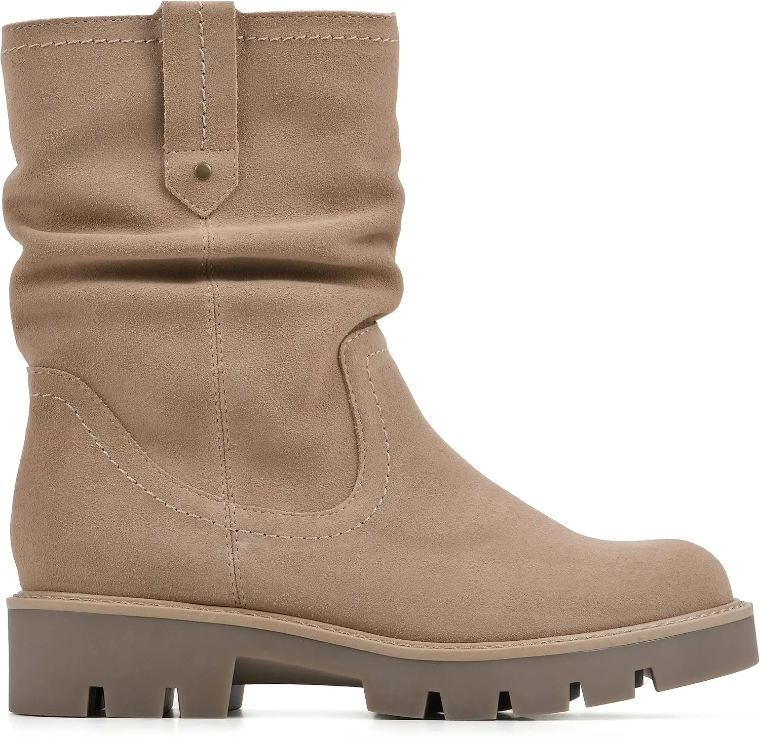 WHITE MOUNTAIN Women's Shoes Glean Lug Sole Mid Calf Boot