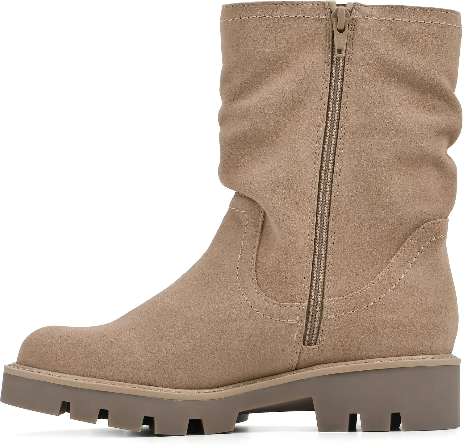 WHITE MOUNTAIN Women's Shoes Glean Lug Sole Mid Calf Boot