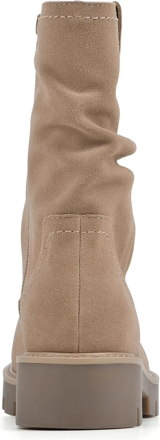 WHITE MOUNTAIN Women's Shoes Glean Lug Sole Mid Calf Boot