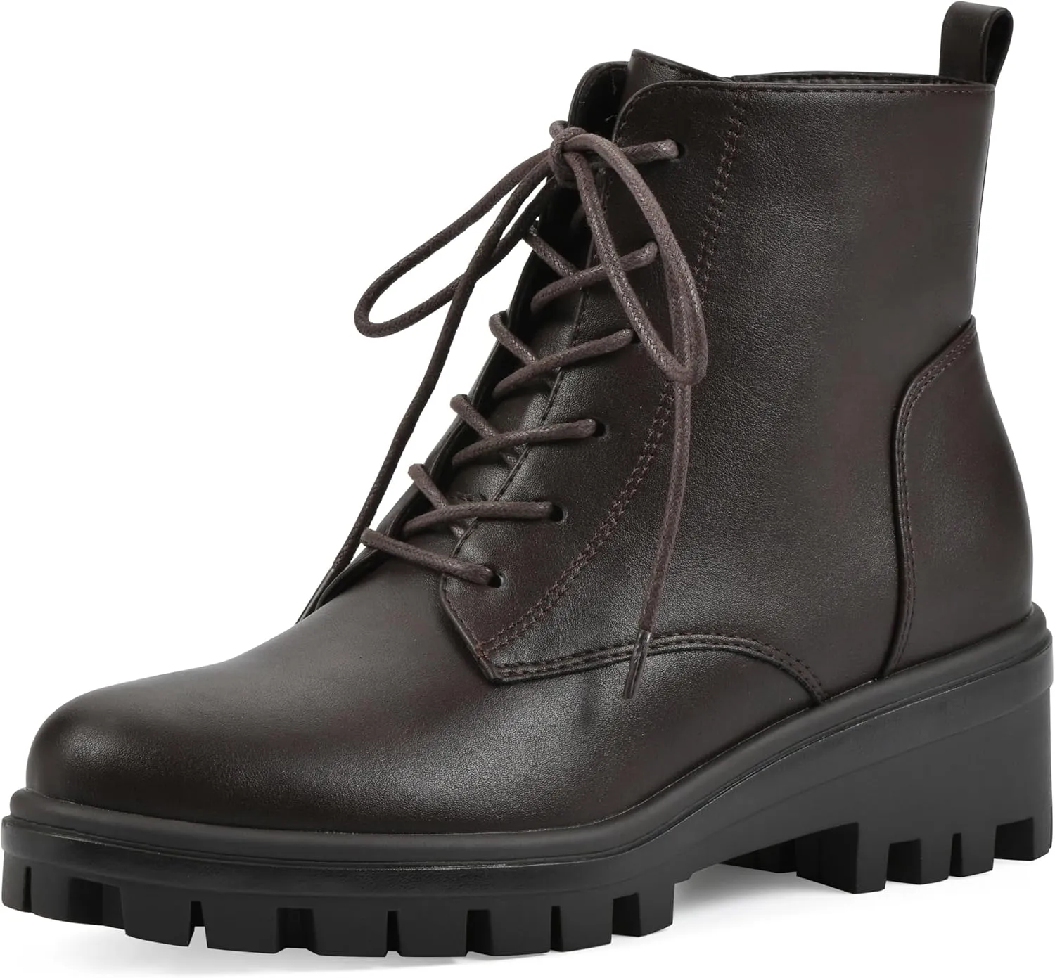 WHITE MOUNTAIN Women's Tappy Lug Sole Combat Boot