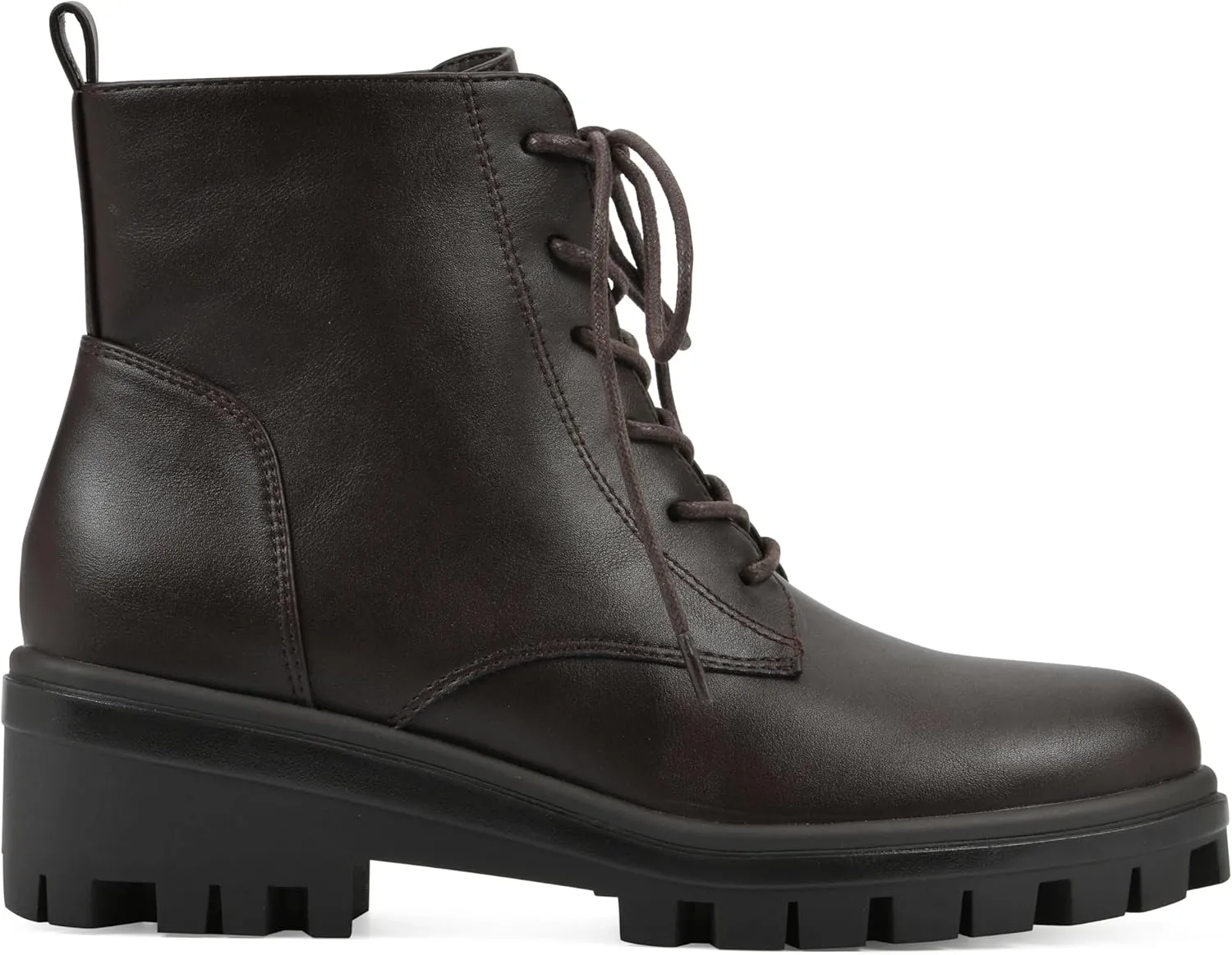 WHITE MOUNTAIN Women's Tappy Lug Sole Combat Boot