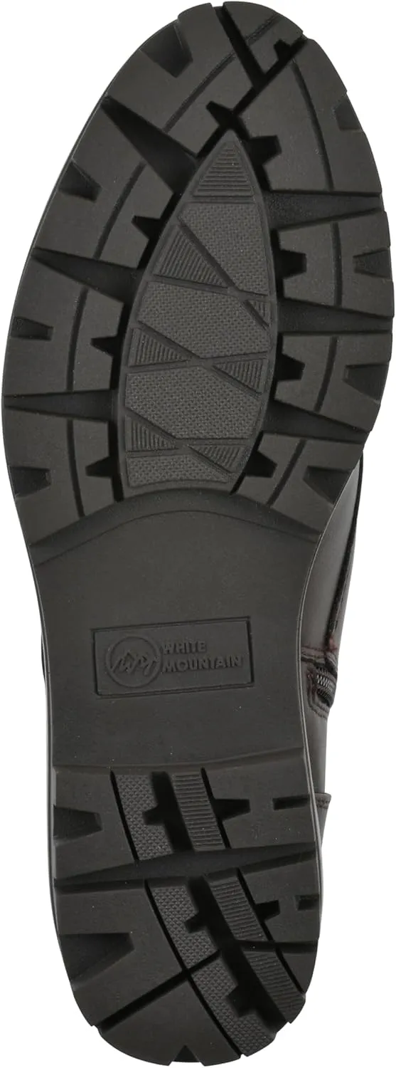 WHITE MOUNTAIN Women's Tappy Lug Sole Combat Boot