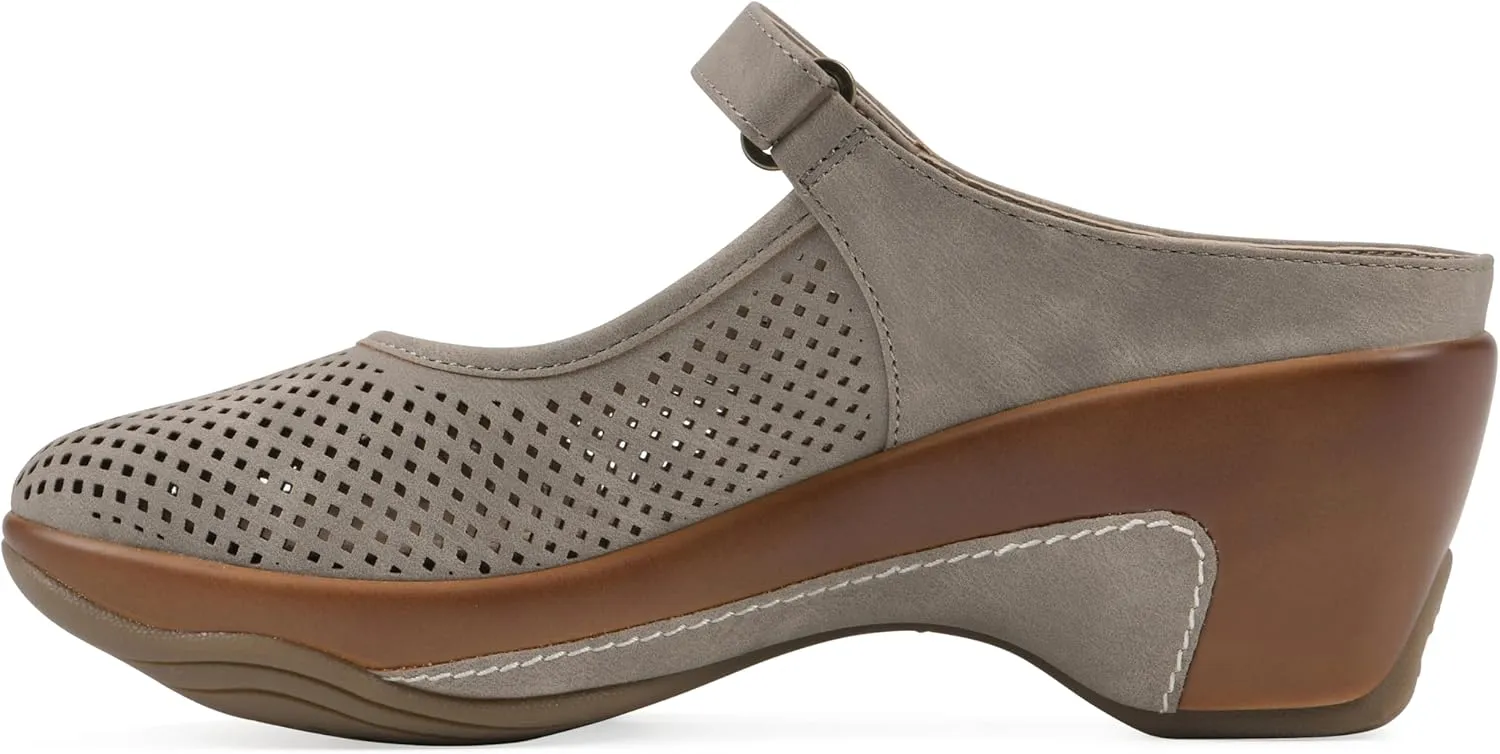 WHITE MOUNTAIN Women's Vinto 2 Heeled Mary Jane Clog