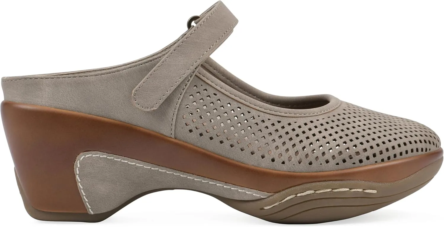 WHITE MOUNTAIN Women's Vinto 2 Heeled Mary Jane Clog
