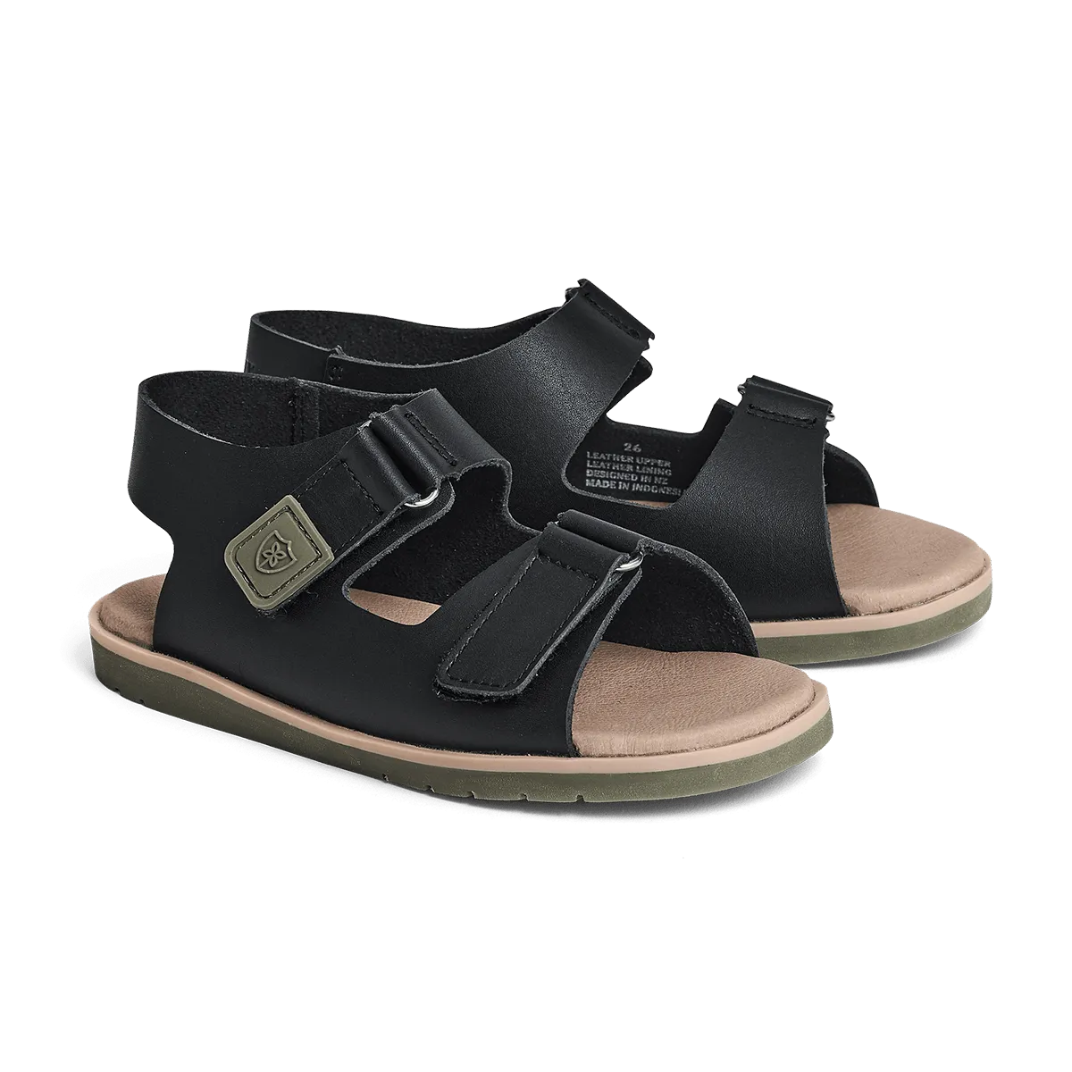 Wilder Sandal in Black/Khaki