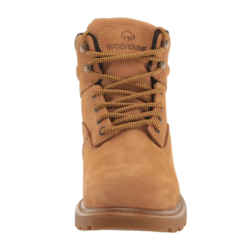 Wolverine Men's Floorhand Waterproof Steel Toe 6" Wheat Boot W221021