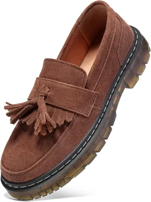Women's Classic Penny Loafer Platform Chunky Heel Loafer for Women Comfortable Womens Business Casual Shoes