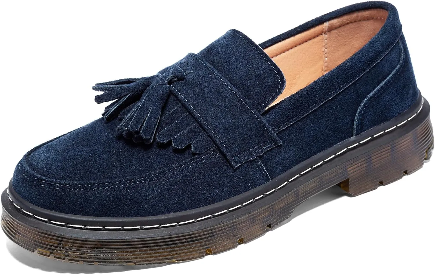 Women's Classic Penny Loafer Platform Chunky Heel Loafer for Women Comfortable Womens Business Casual Shoes