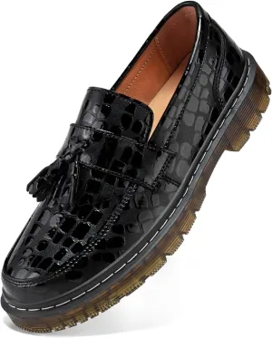 Women's Classic Penny Loafer Platform Chunky Heel Loafer for Women Comfortable Womens Business Casual Shoes