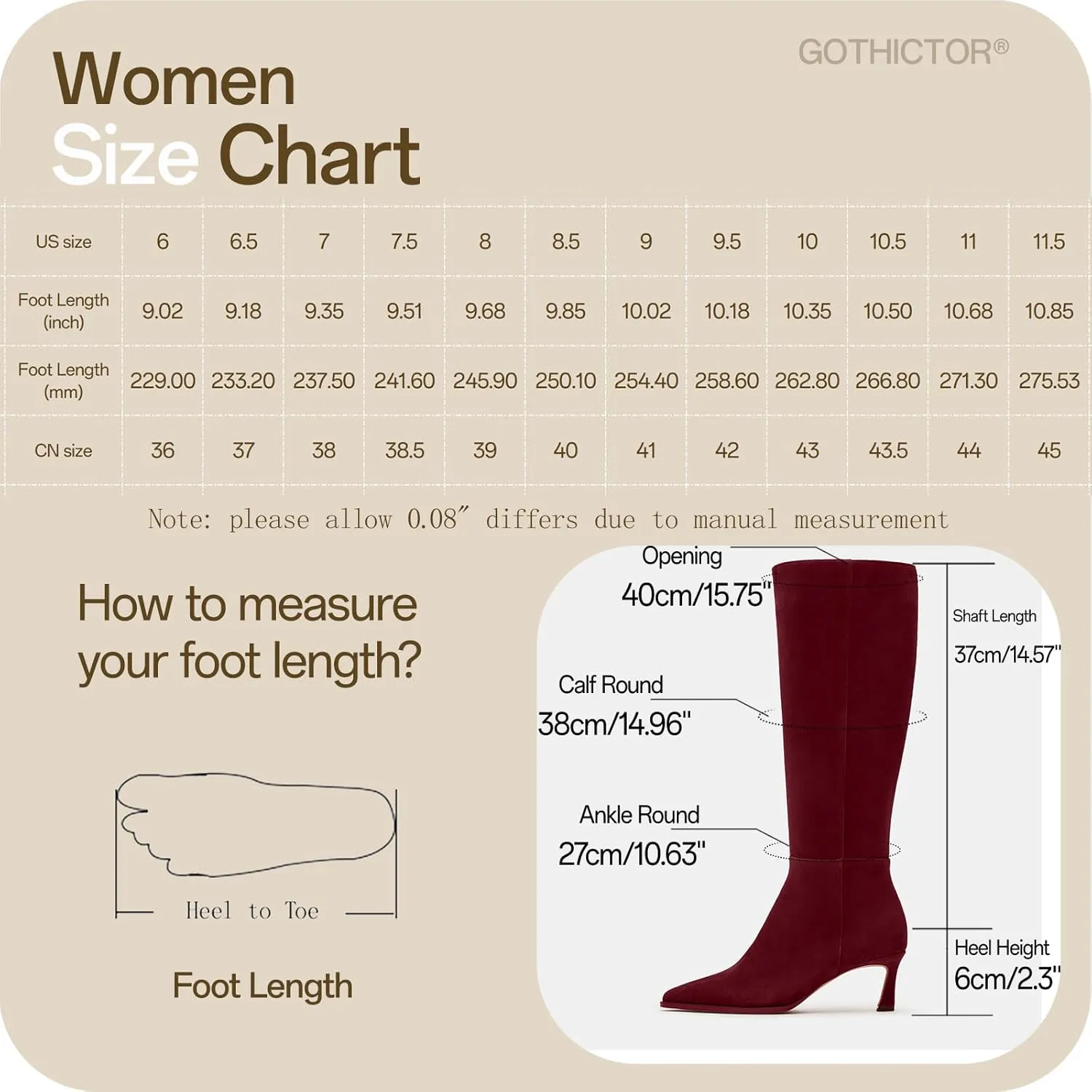Womens Knee High Boots Kitten Heel Pointed Toe Faux Leather Long Boots Stiletto Side Zipper Comfortable Tall Boot