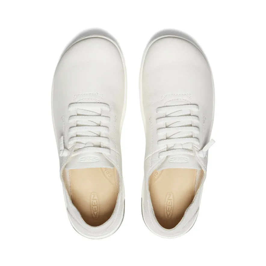 Women's KNX Unlined Leather Sneaker - Star White/Star White