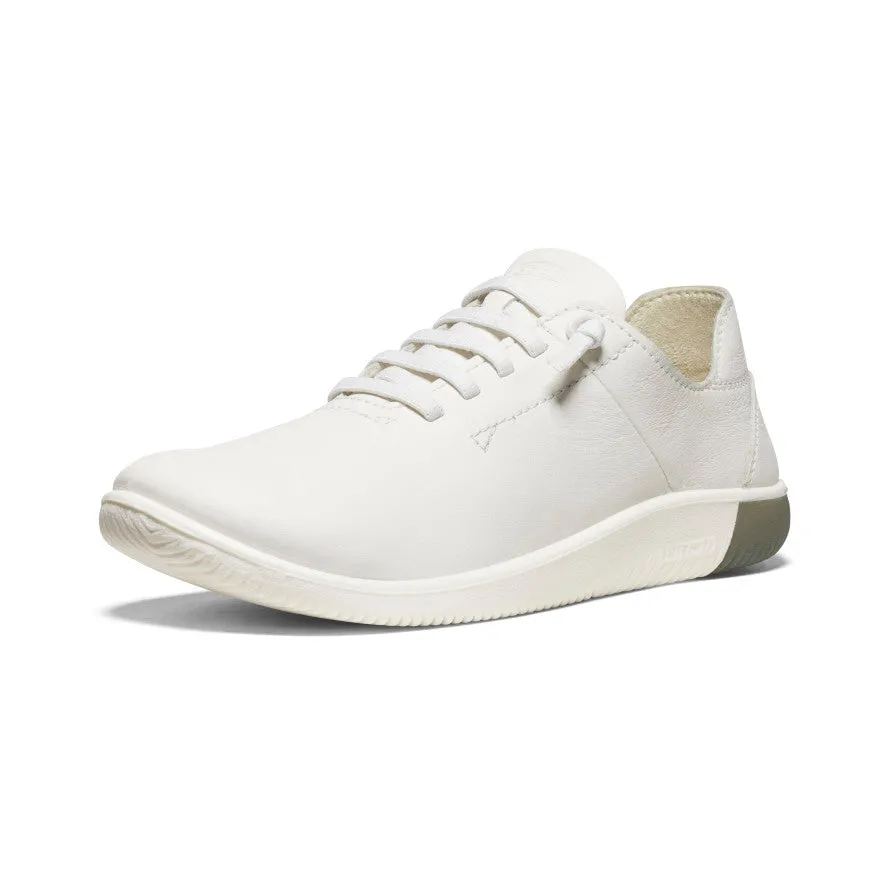 Women's KNX Unlined Leather Sneaker - Star White/Star White