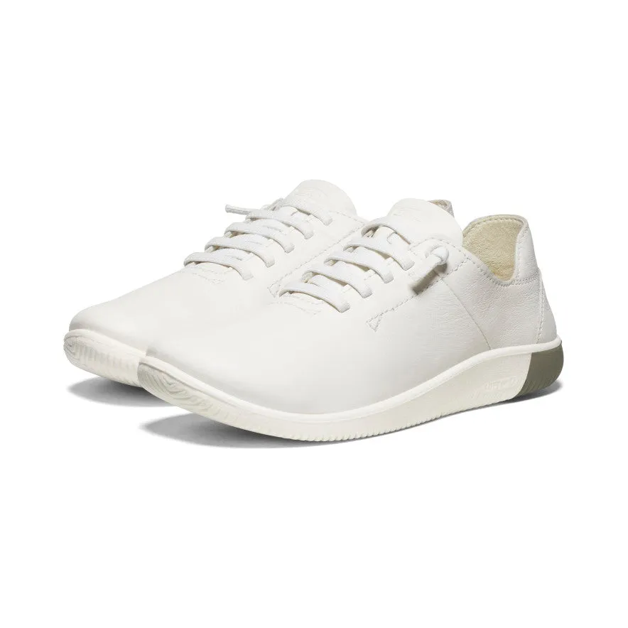 Women's KNX Unlined Leather Sneaker - Star White/Star White