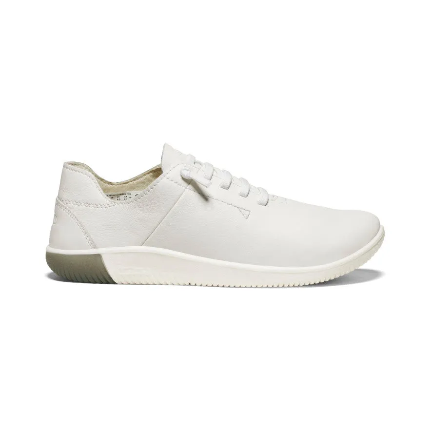 Women's KNX Unlined Leather Sneaker - Star White/Star White