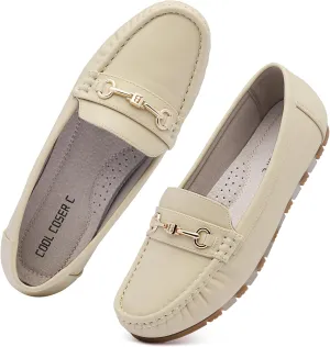 Women's Loafers Casual Slip on Flat Shoes Womens Penny Loafers Moccasions Comfort Dressy Work Shoes