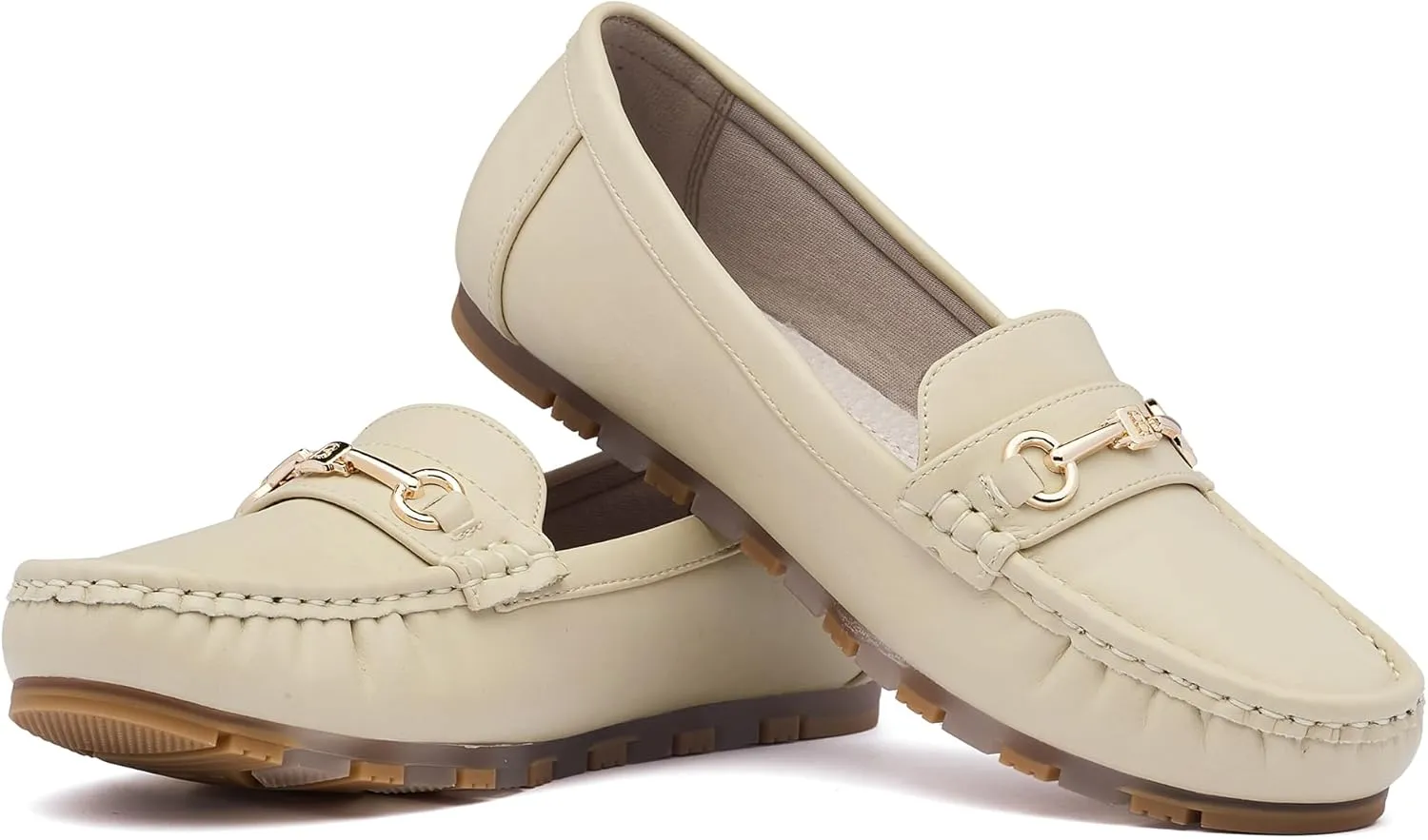 Women's Loafers Casual Slip on Flat Shoes Womens Penny Loafers Moccasions Comfort Dressy Work Shoes