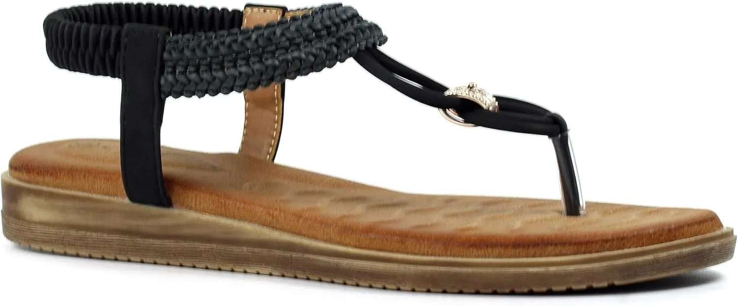 Women's Poppy Black Sandals