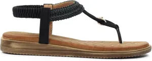 Women's Poppy Black Sandals