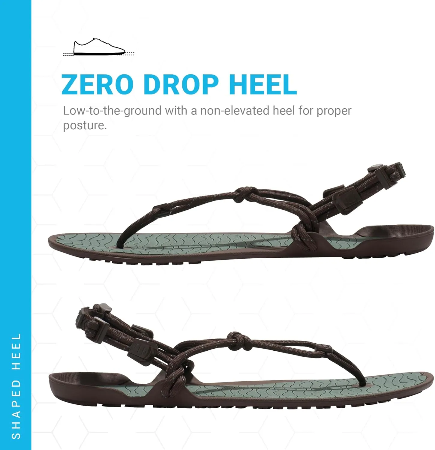 Xero Shoes Men's Aqua Cloud Barefoot Water Sandal
