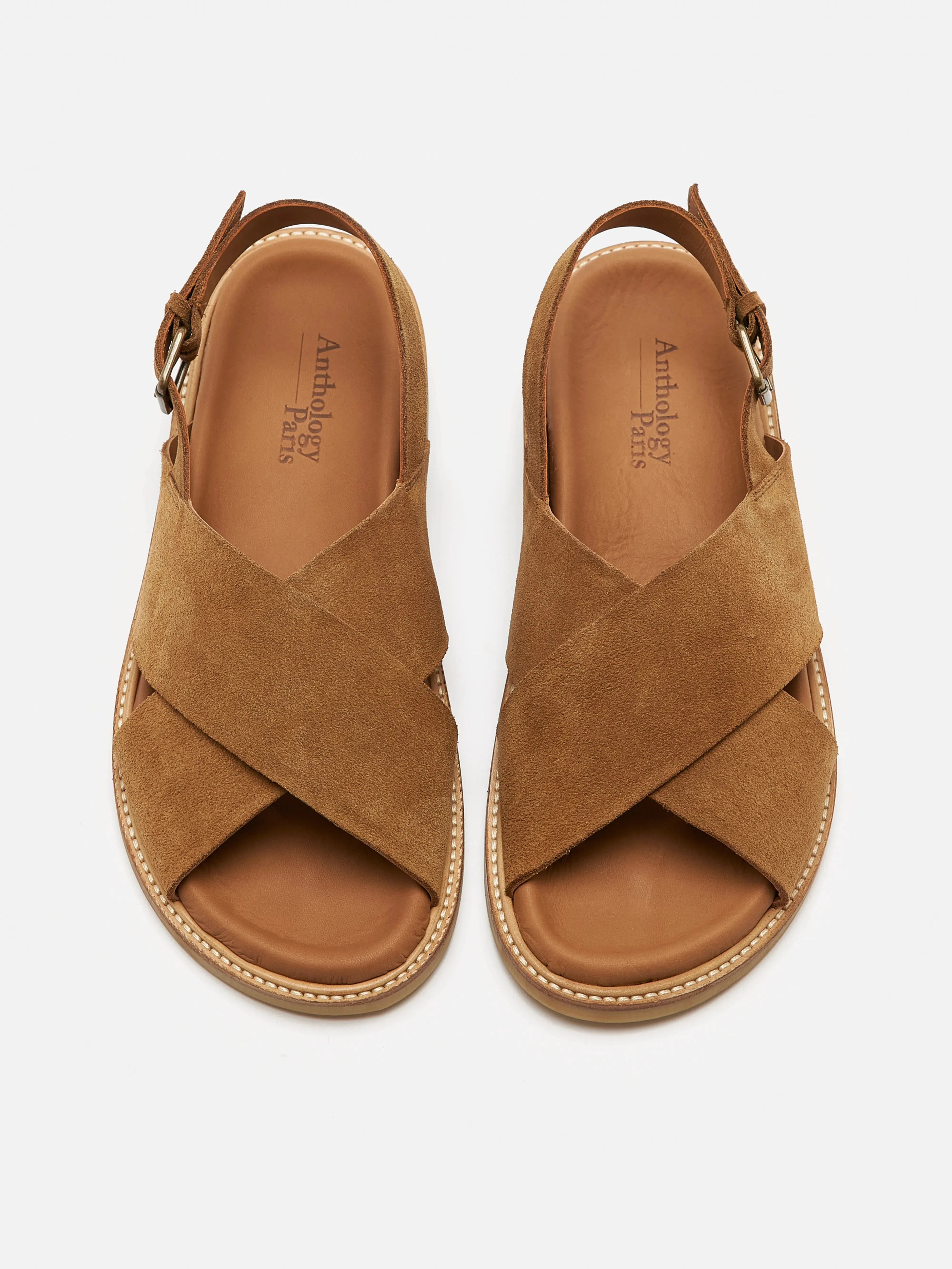 yoko sandals  (241 / W / BROWN)