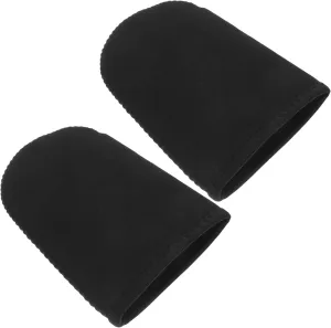Zerodeko 2pcs Toe Protector Ski Boot Accessories Feet Warmer Cold Accessory Cold Plunge Ski Boot Covers for Snow Toe Cover Snow Ski Boot Warmer Cover Hiking Boot Covers Black Neoprene